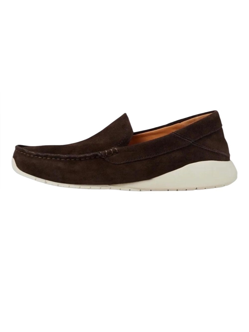NEW $180 OluKai Men's Size 11 Ka’A Loafers Dark Brown Suede Leather SlipOn Shoes